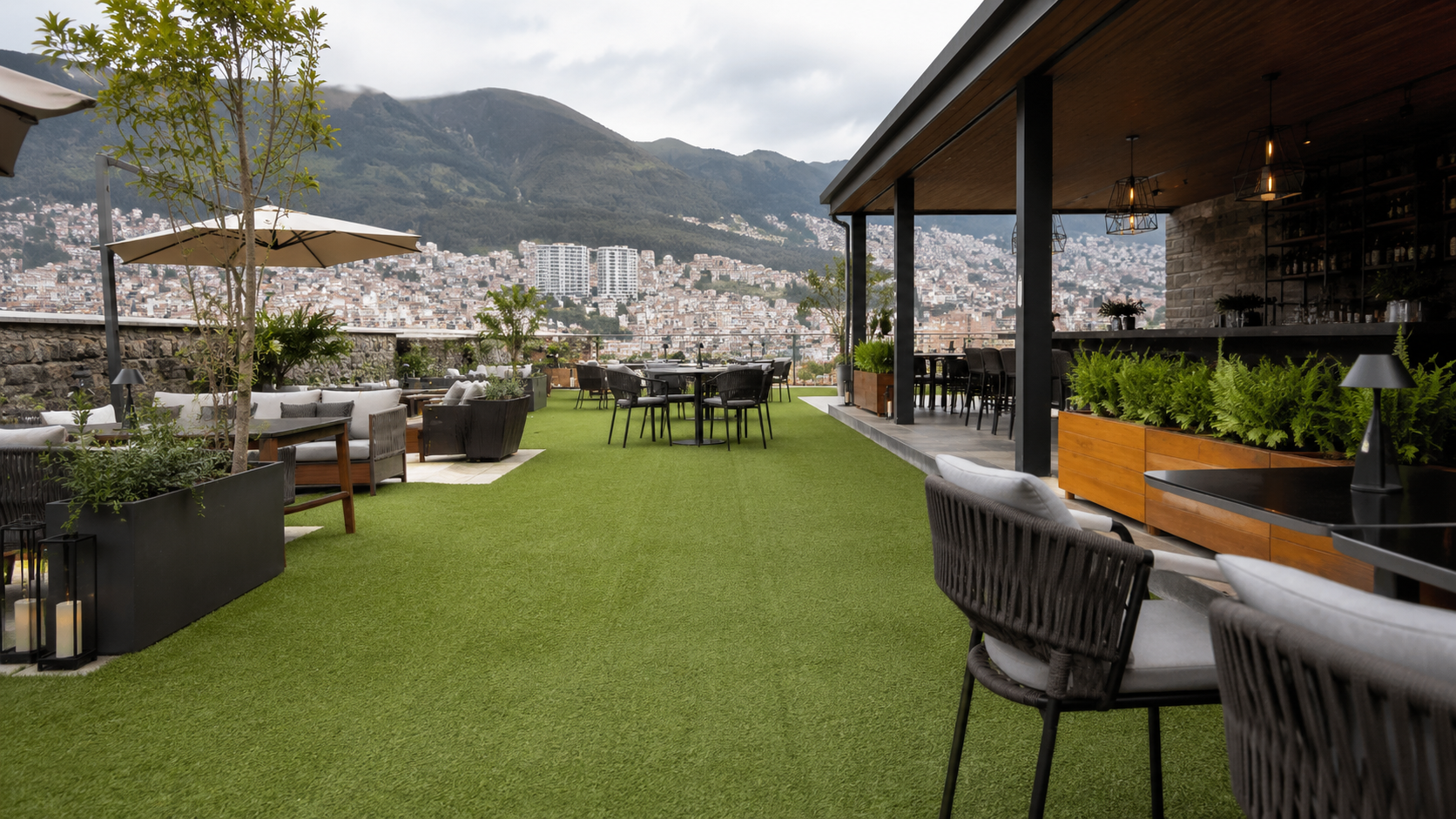 Alquiler de césped sintético para eventos. realizado por Césped Quito